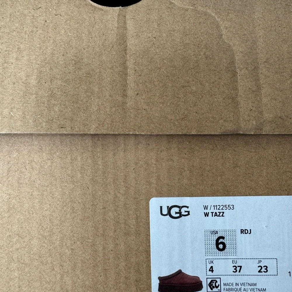 Brand New UGG Tazz “Red Jasper” Women's Platform Slippers 1122553-RDJ - Picture 8 of 11